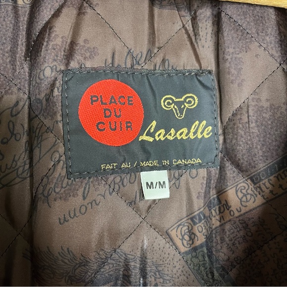 Brown Vintage Oversized Leather Jacket - Picture 9 of 9